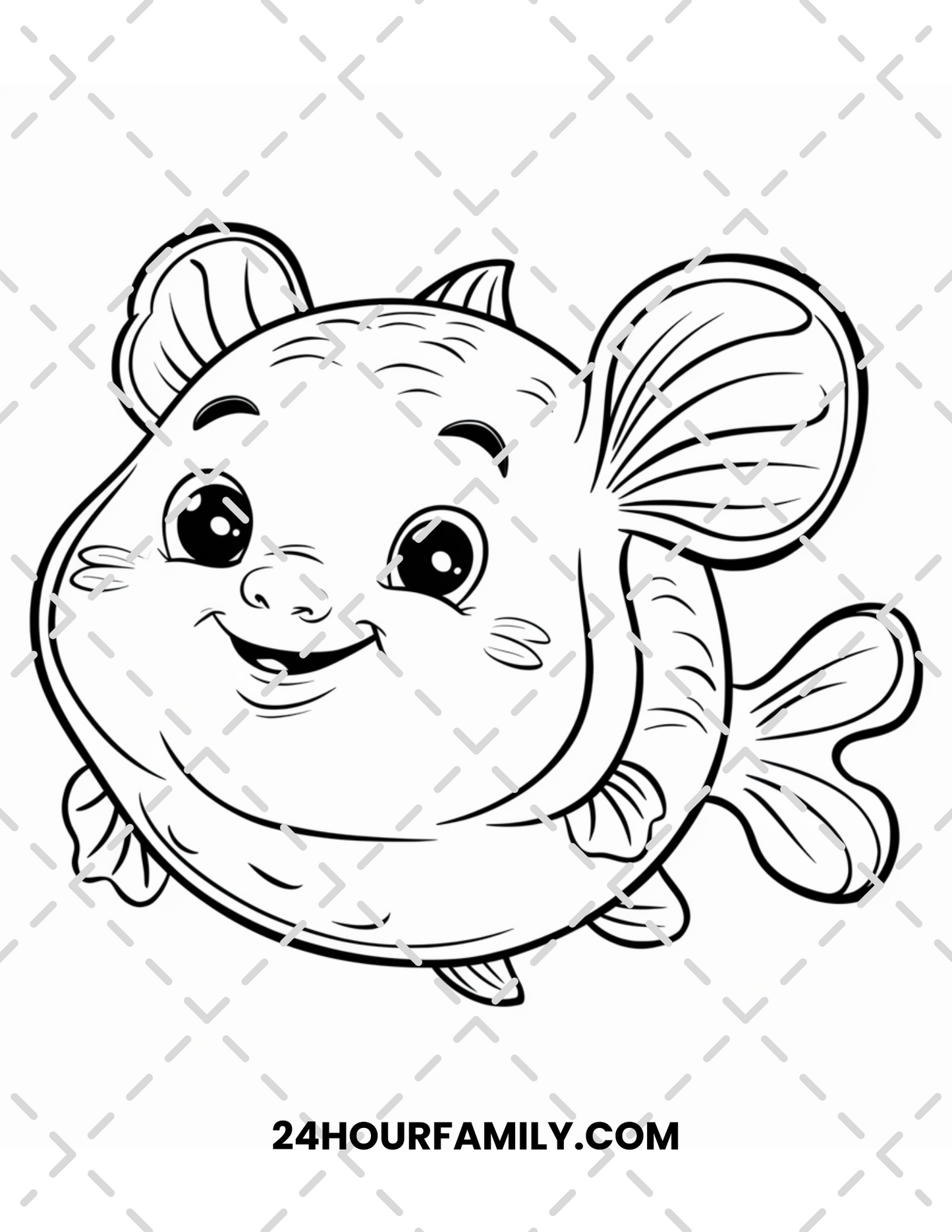 puffer fish coloring pages