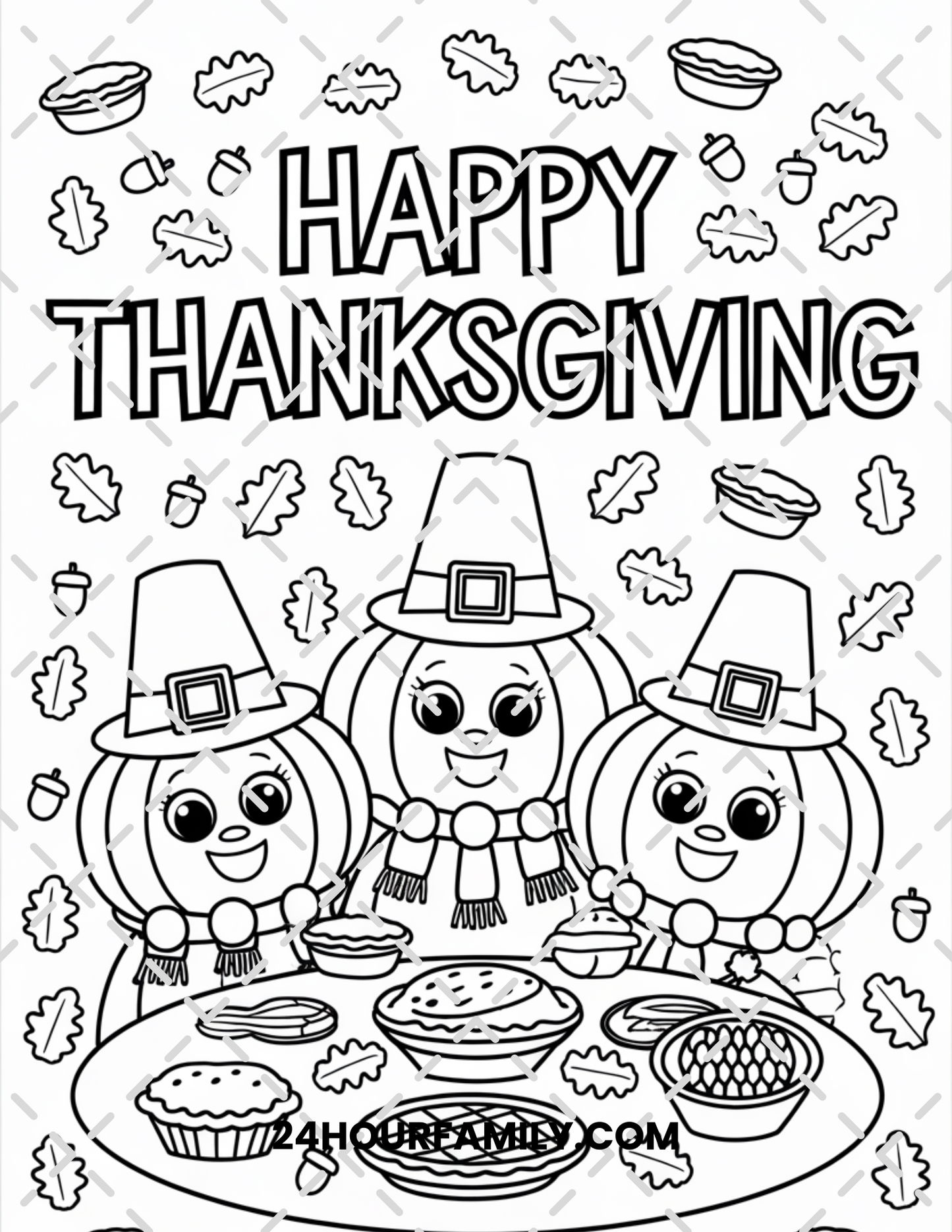 thanksgiving coloring pages for adults