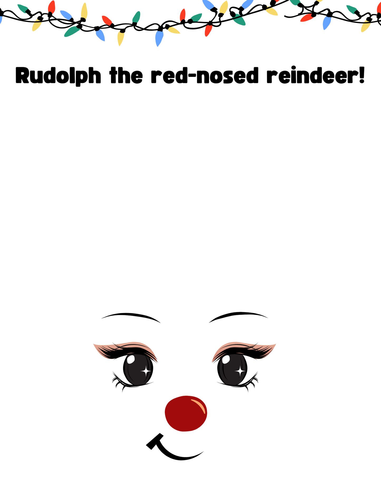 rudolph handprint art printable