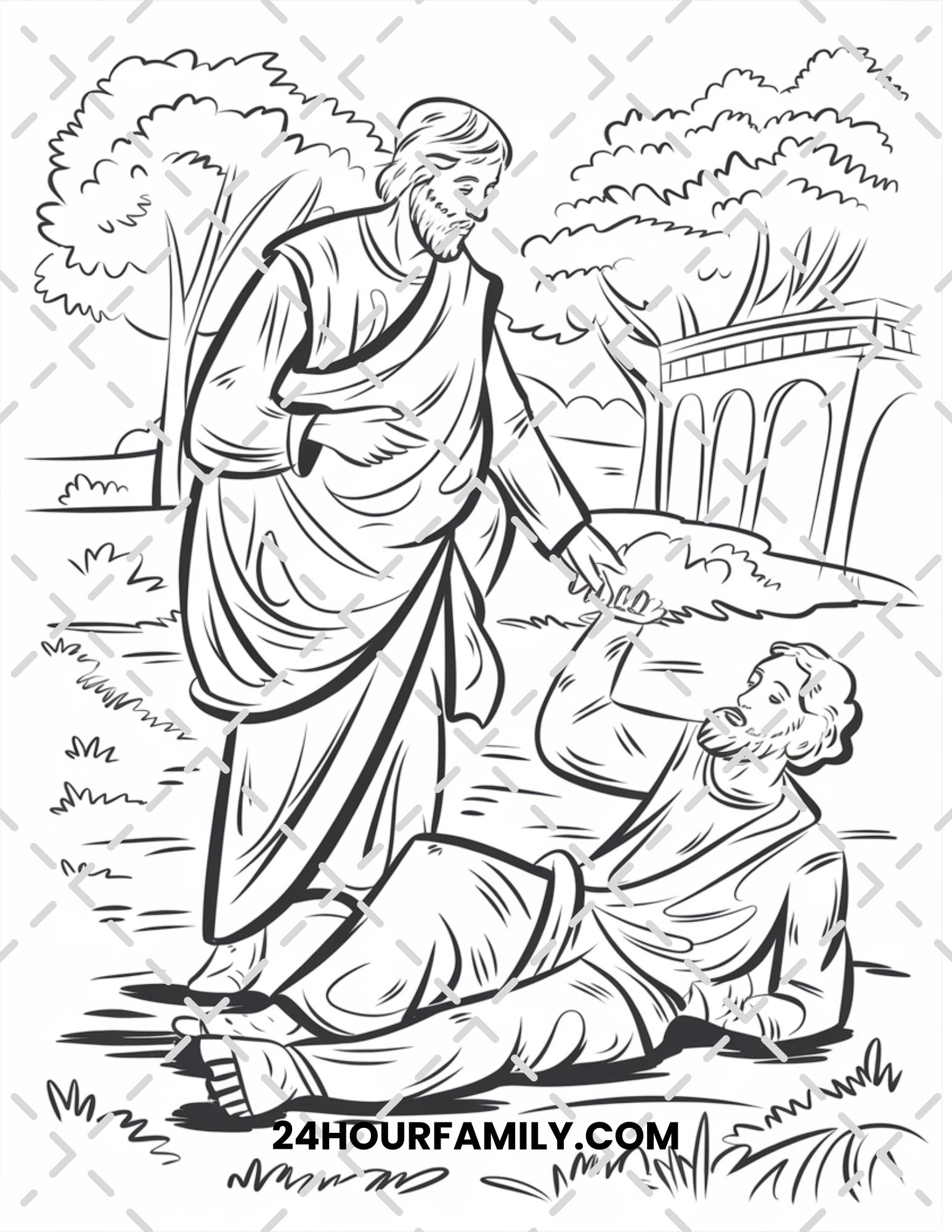 church valentine's coloring pages
