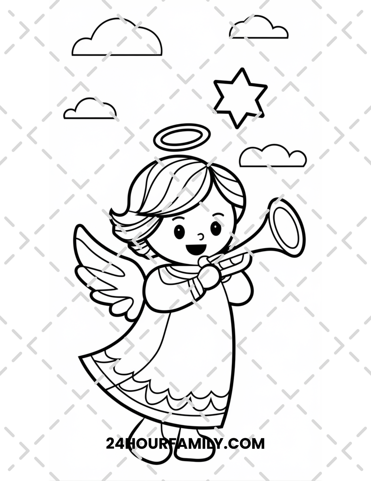 angel coloring pages