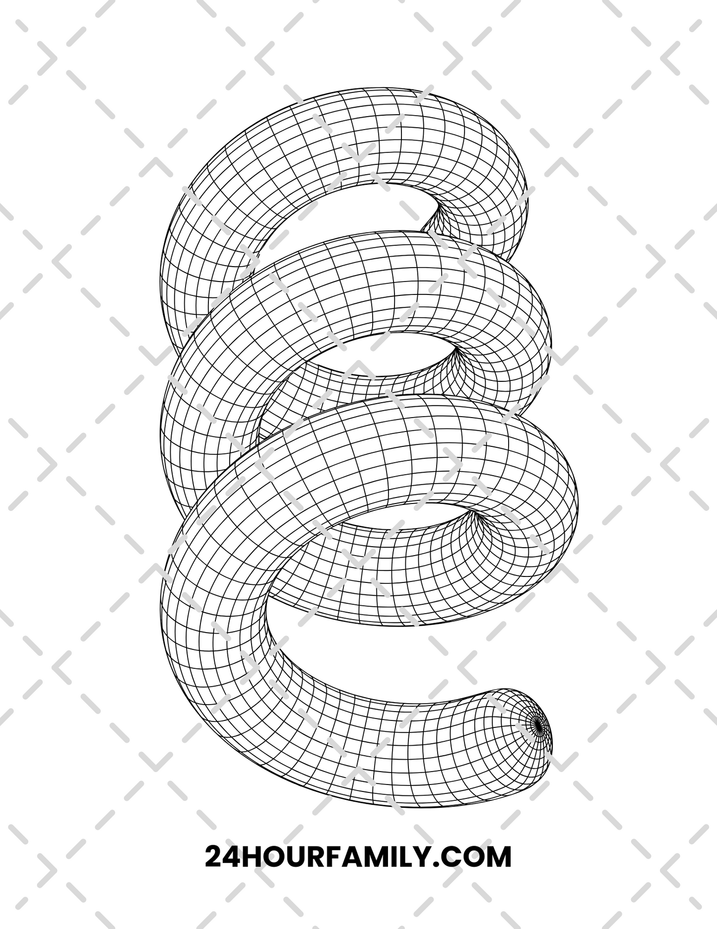 3d coloring pages