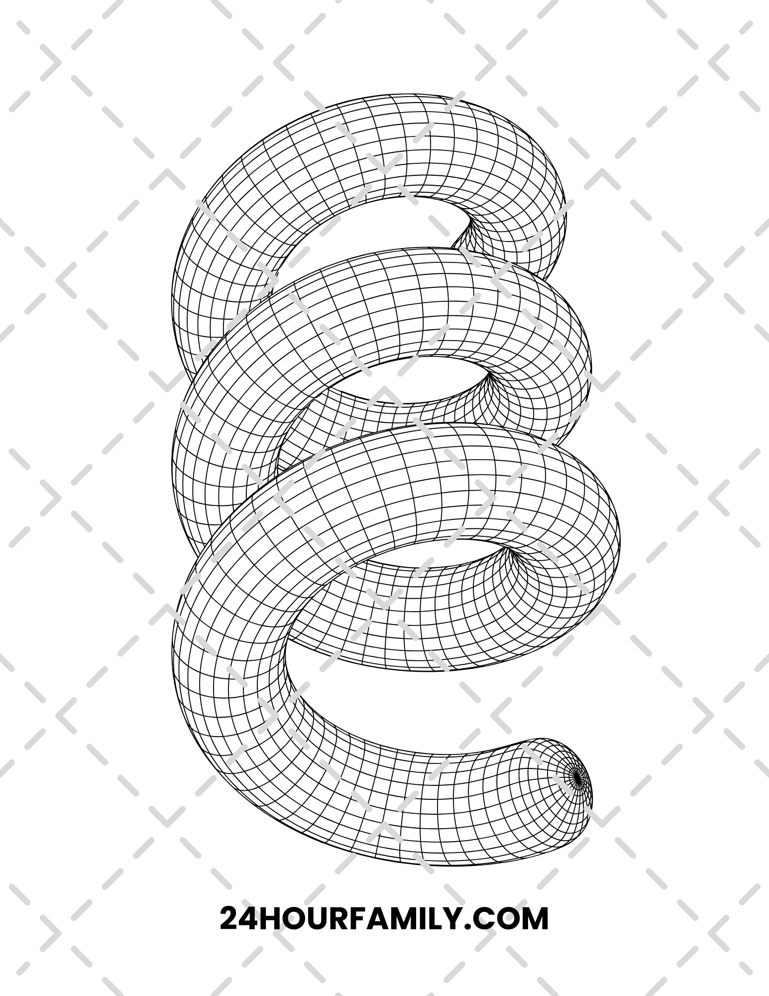 3d coloring pages