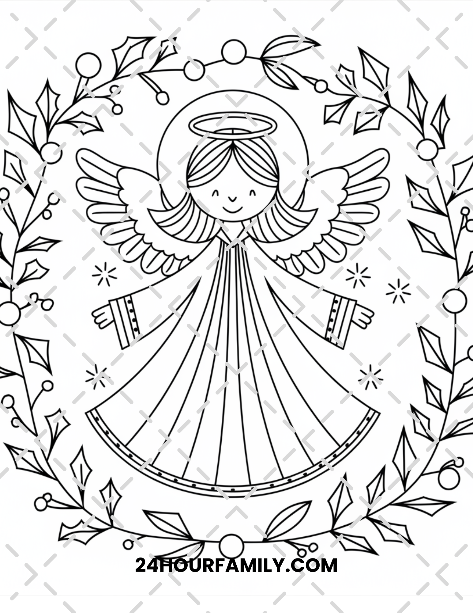angel coloring pages