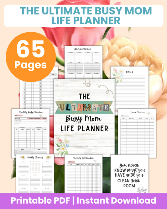 the ultimate busy mom life planner printable