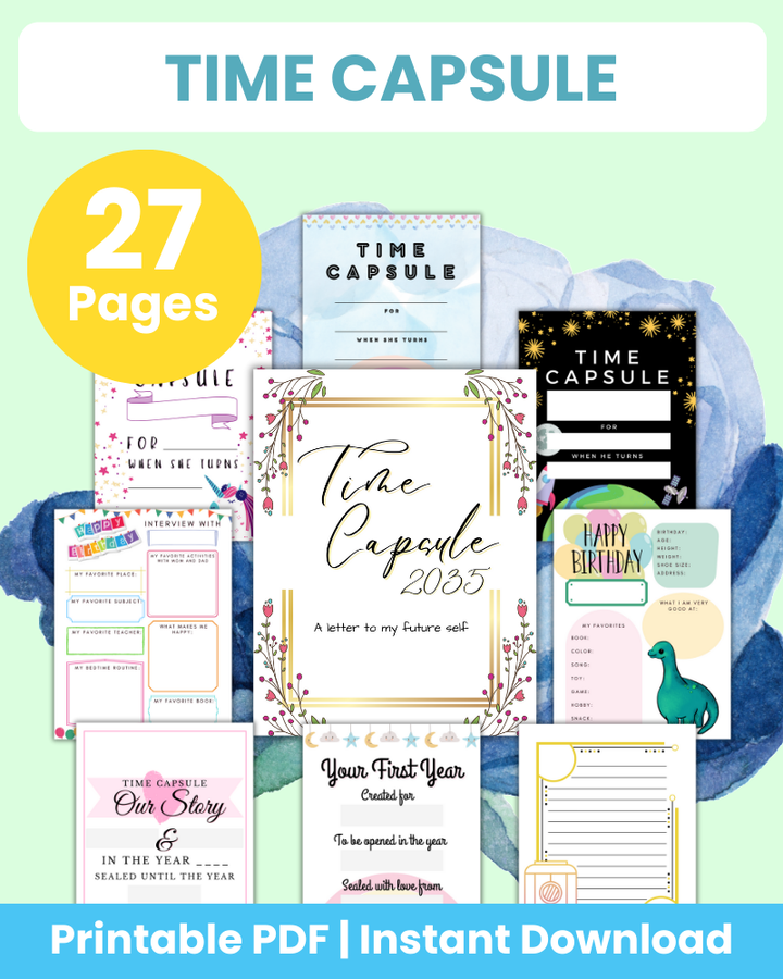 Time Capsule Printables – 24hourprintables.com