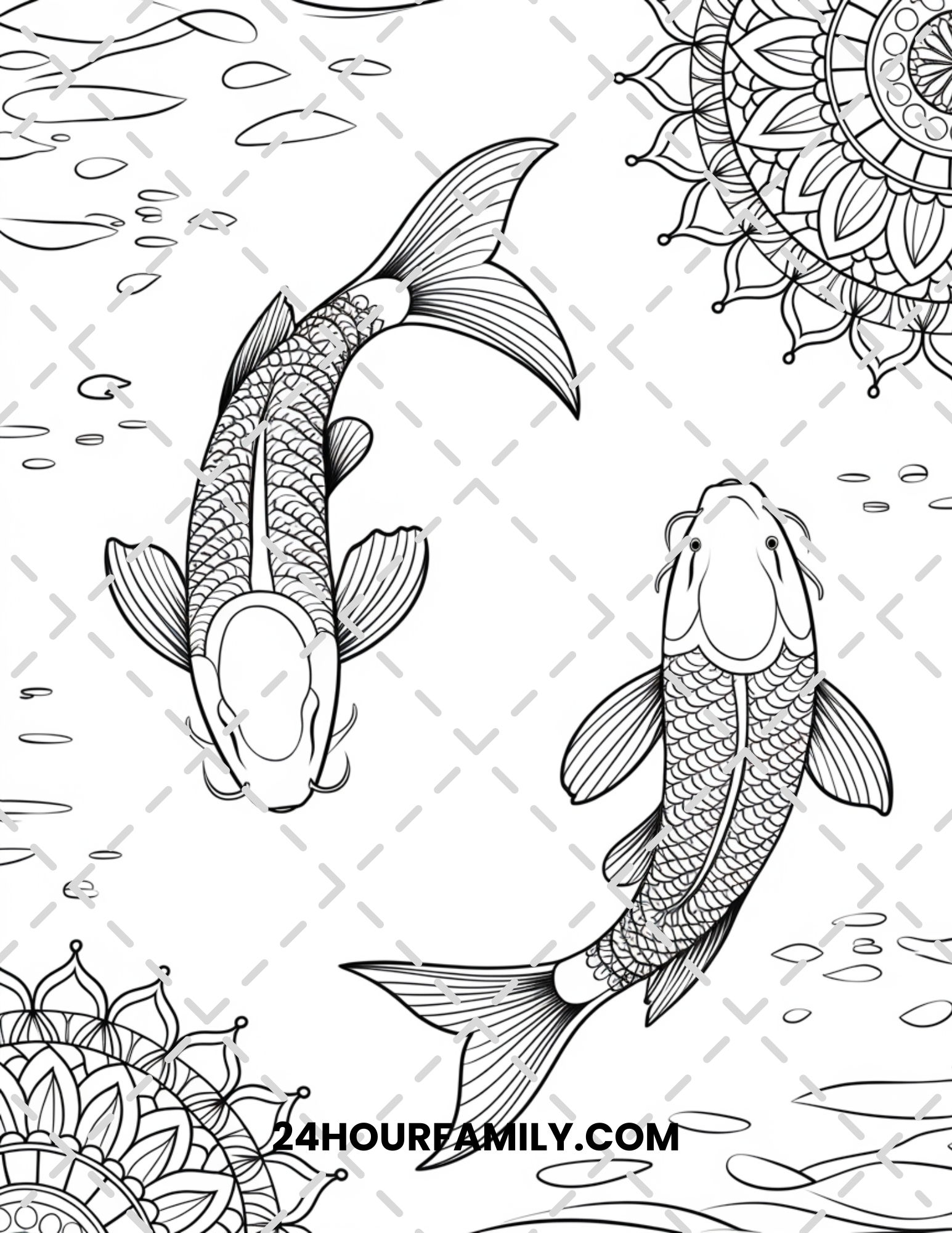 fish coloring pages for adults
