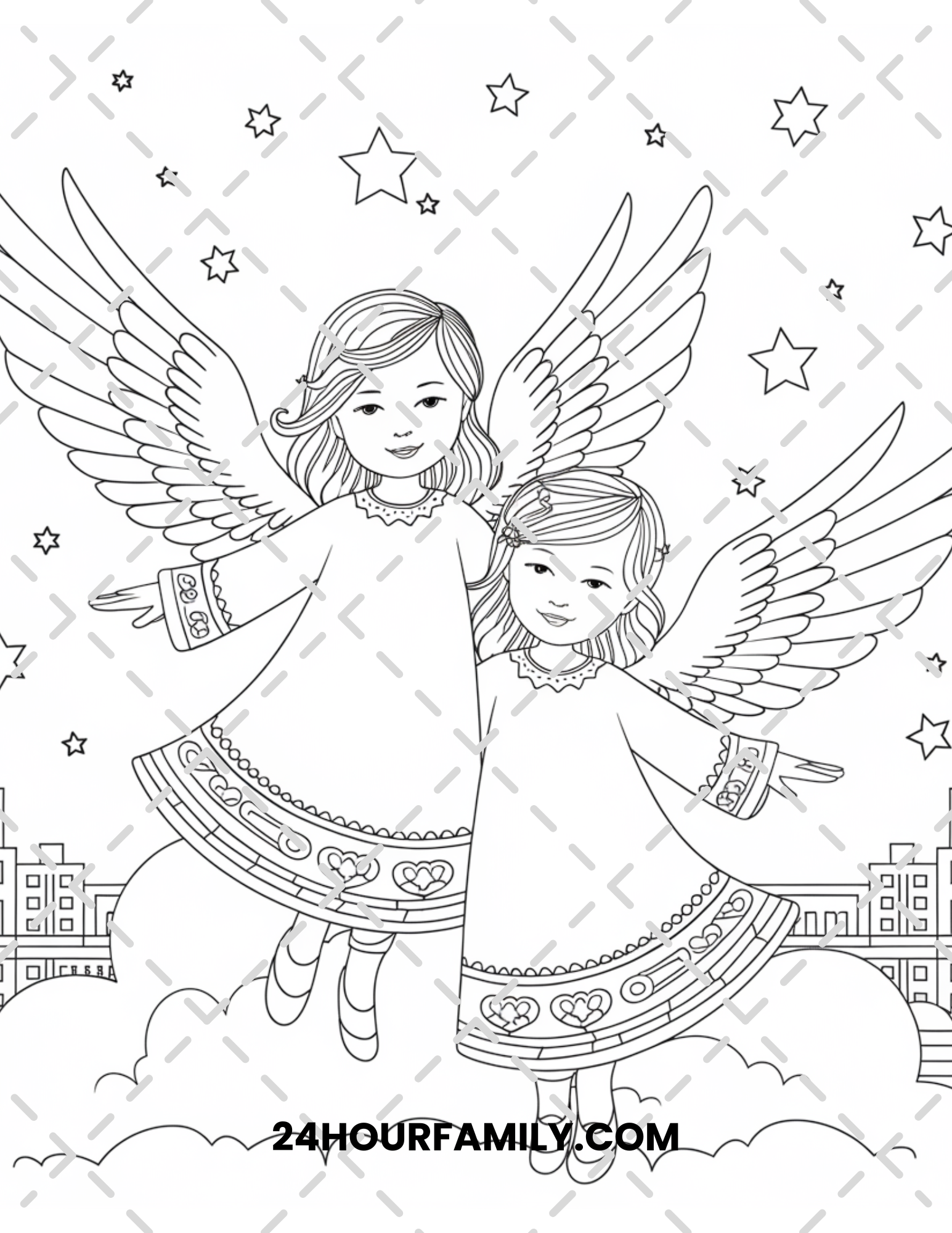 angel coloring pages