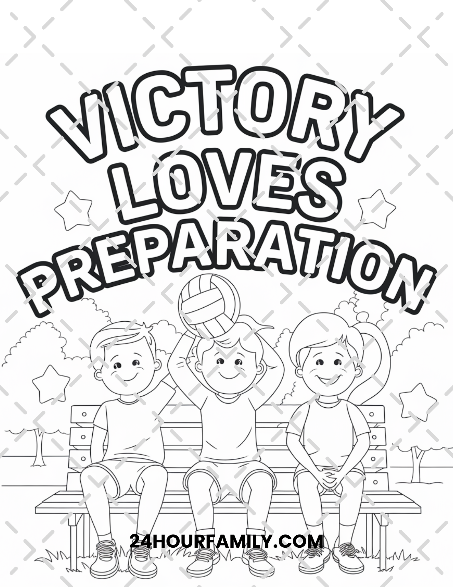 volleyball coloring pages