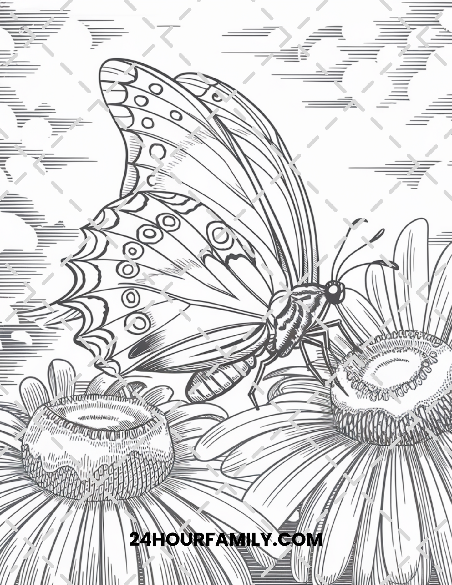 watercolor coloring pages
