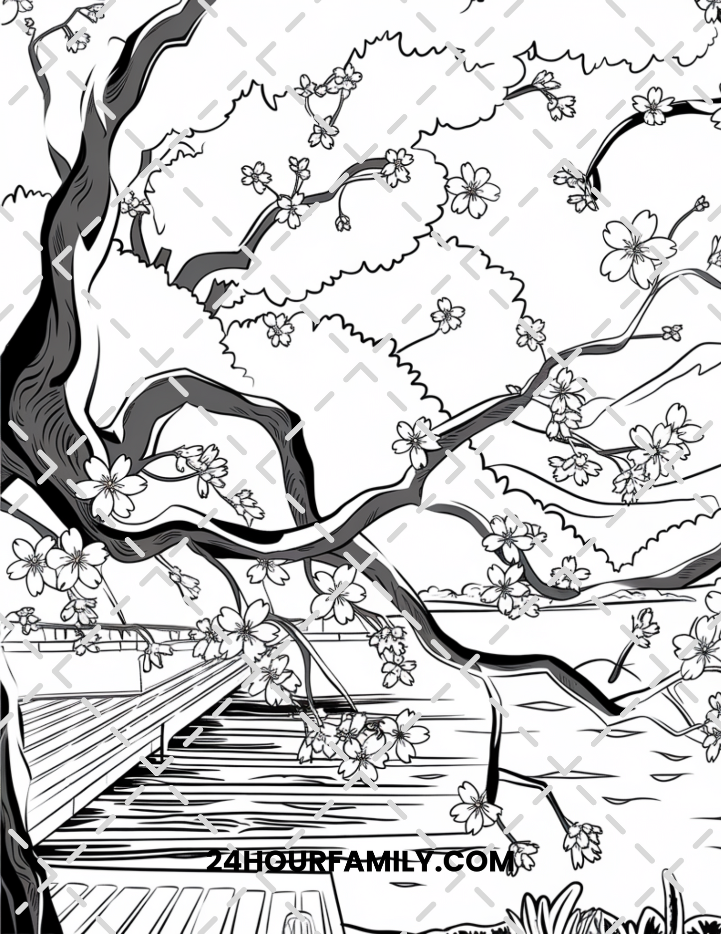 watercolor coloring pages