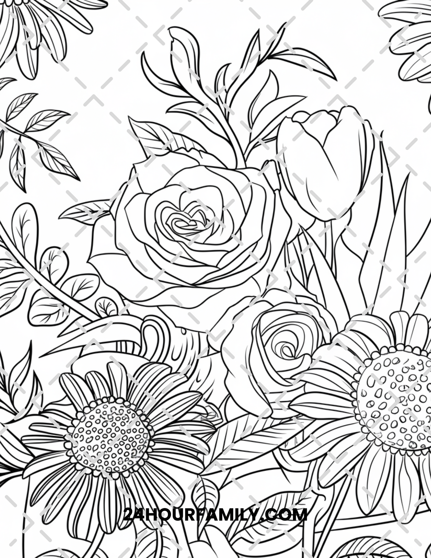 watercolor coloring pages