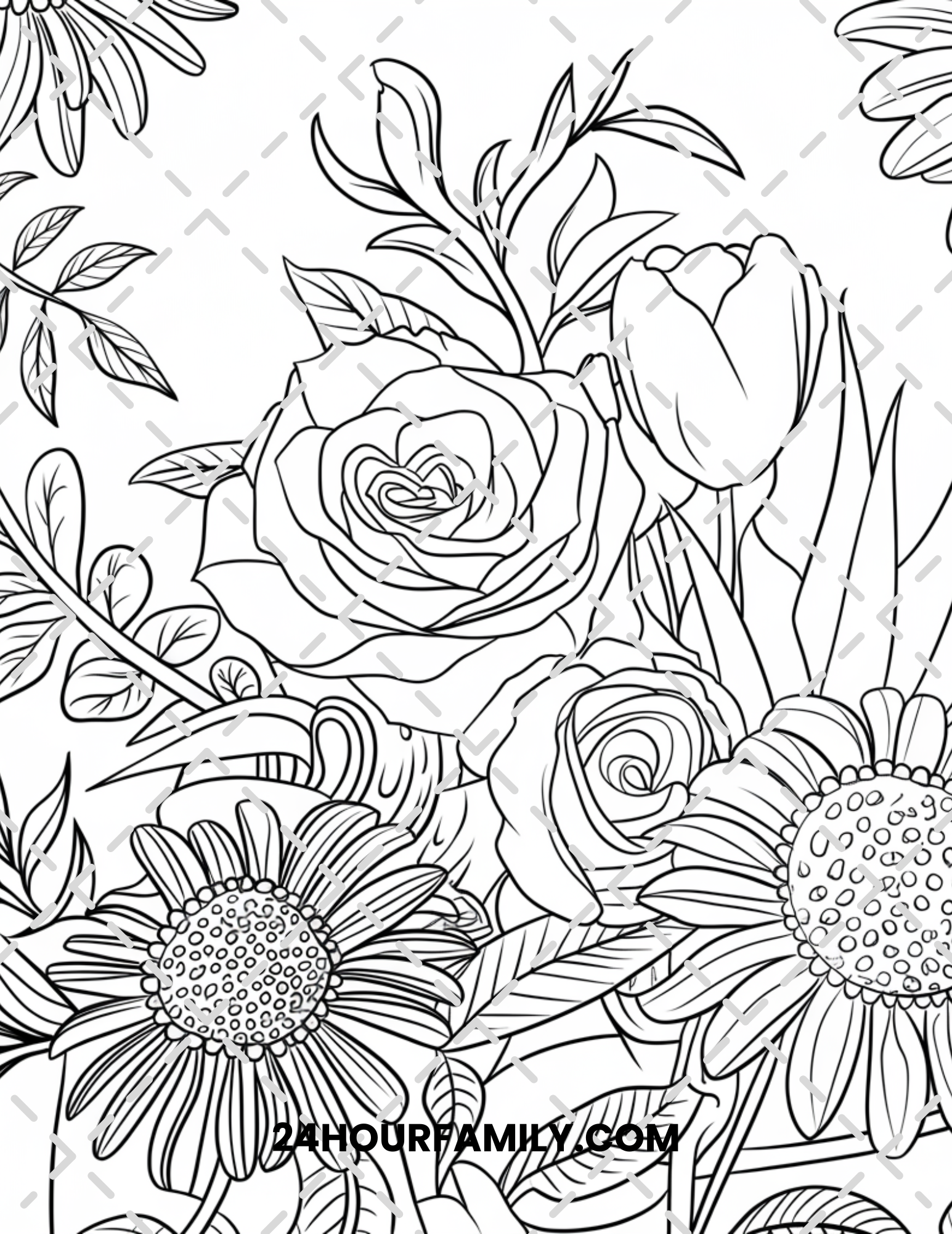 watercolor coloring pages