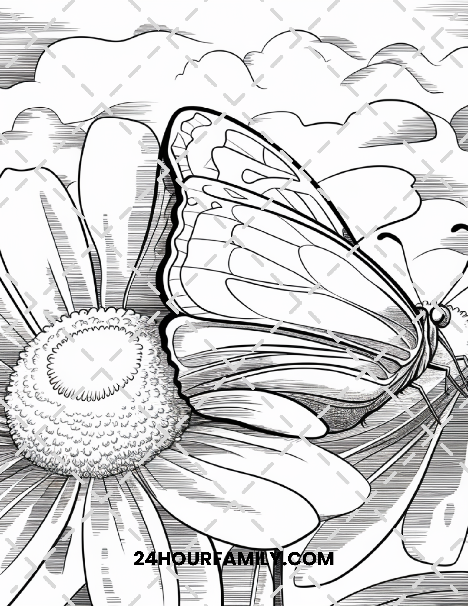 watercolor coloring pages