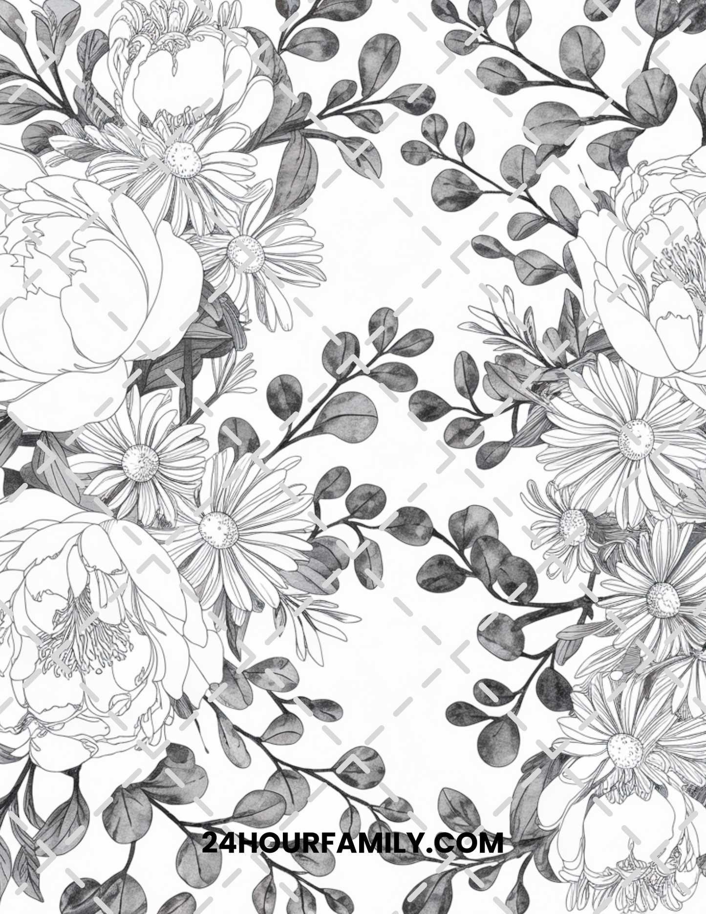 watercolor coloring pages