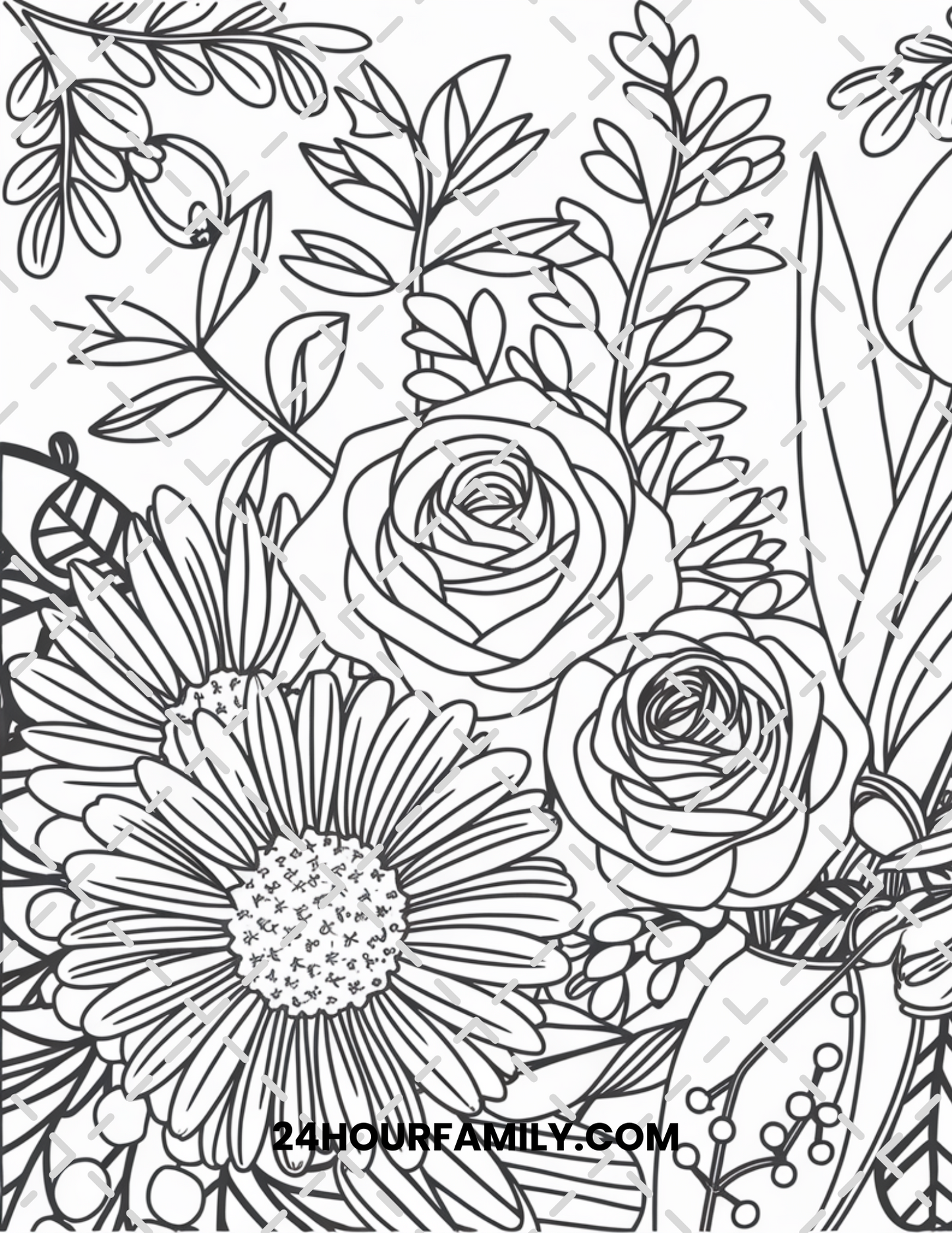 watercolor coloring pages