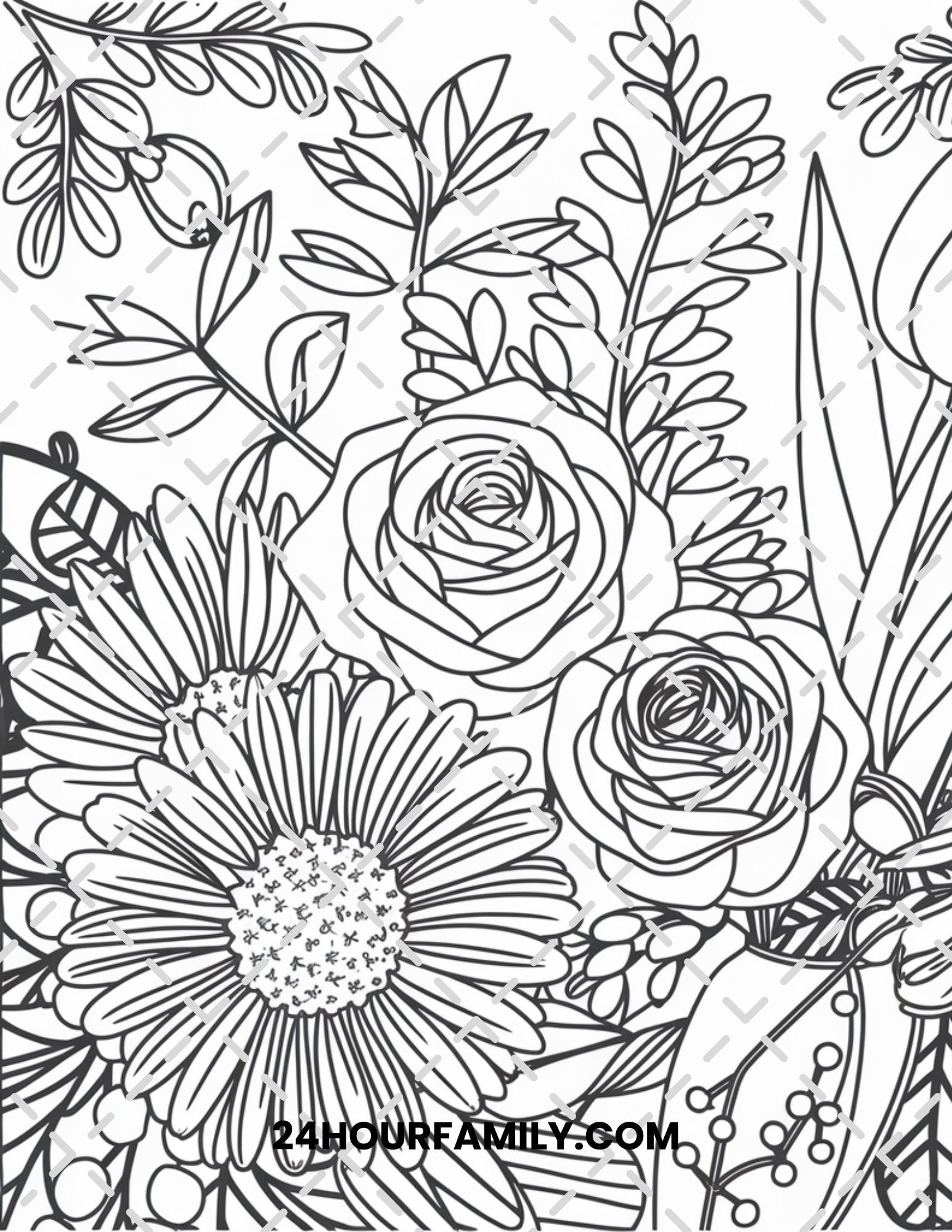 watercolor coloring pages