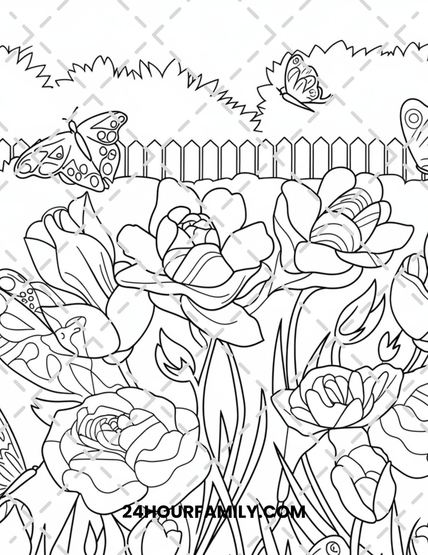 watercolor coloring pages