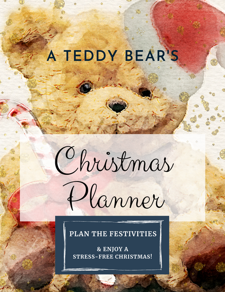 A Teddy Bear Christmas Planner - 85 Pages