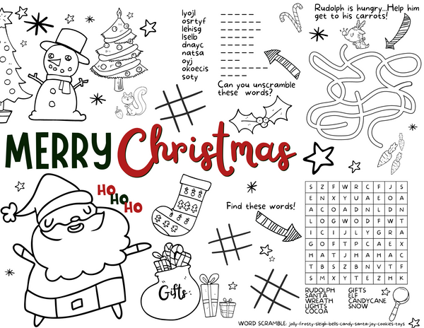 Boredom Busting Christmas Printable Bundle - Meet Penny