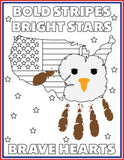 4th of July Handprint Art (7 Pages)