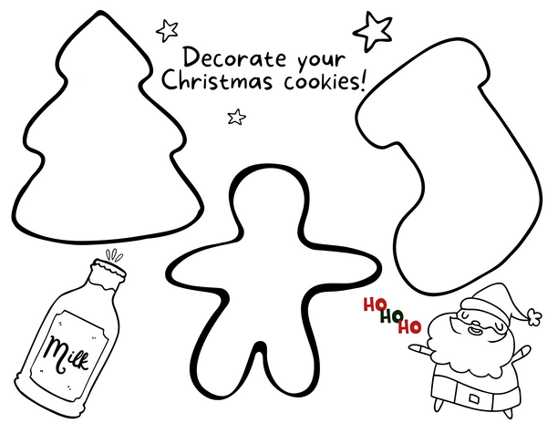 Fun Christmas Printable Bundle 14 Pages 24hourprintables Com