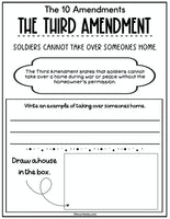 First 10 Amendments Study Guide for Kids (10 Pages)