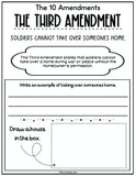 First 10 Amendments Study Guide for Kids (10 Pages)