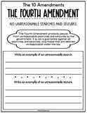 First 10 Amendments Study Guide for Kids (10 Pages)