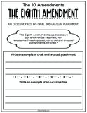 First 10 Amendments Study Guide for Kids (10 Pages)