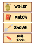 Let's Go Camping Pretend Play Printables (18 Pages)