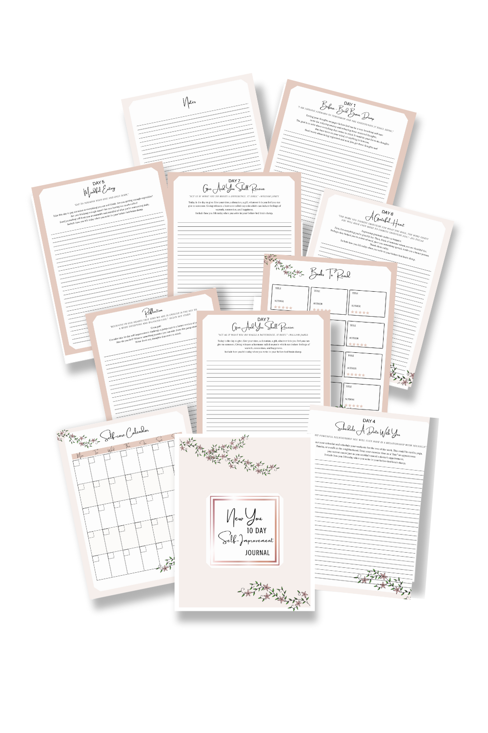 A New You Self Improvement Journal