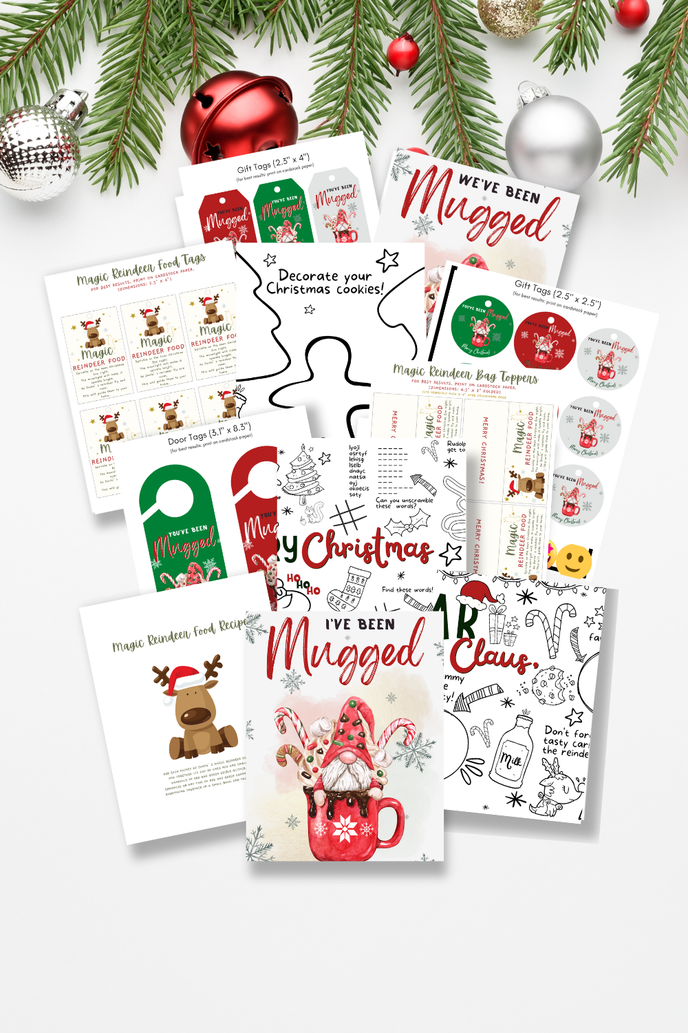 Fun Christmas Printable Bundle - 14 Pages