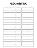 Homeschool Planner (58 Pages)