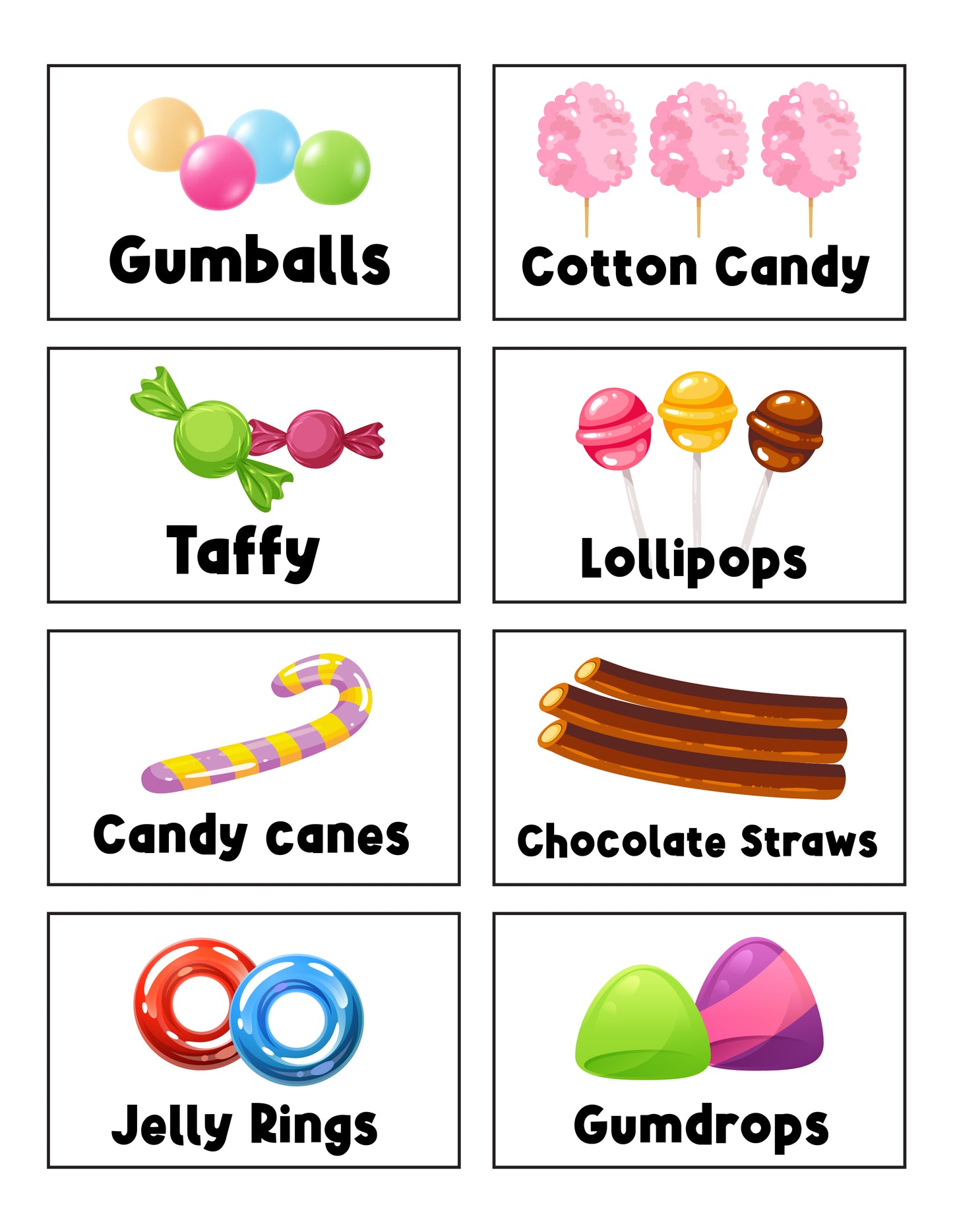 Sweet Candy Shop Imaginative Play Printables (15 Pages)