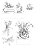 Pond Diorama Printable (8 Pages)